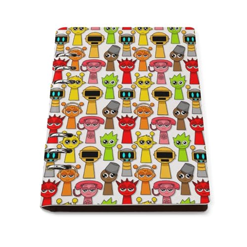 バインダーノート スプランキー グッズ システム手帳 A5 ルーズリーフ 6穴 PUレザー 可愛い メモ帳 DIY 日記帳 アニメ 子供用 学生 文房具 卒業記念品 プレゼント