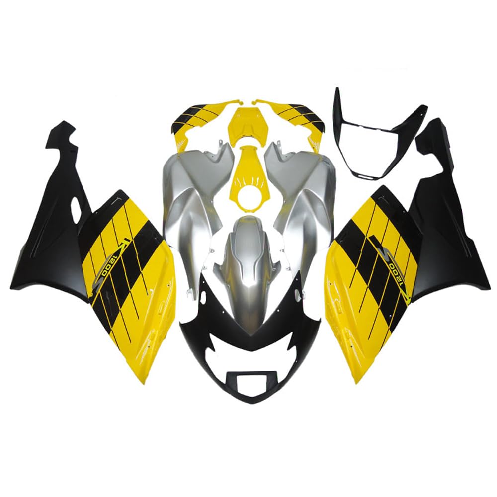 ALLTOOP K1200S 2005 2008 Fairings fit for BMW K1200S 2005 2006 2007 2008 ABS Plastic Bodywork - Yellow Black Silver