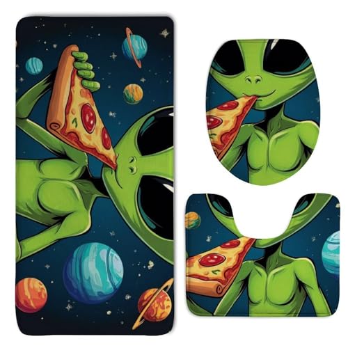 VAFZASC Luxury Bathroom Rugs Sets 3 Piece, Machine Washable Bath