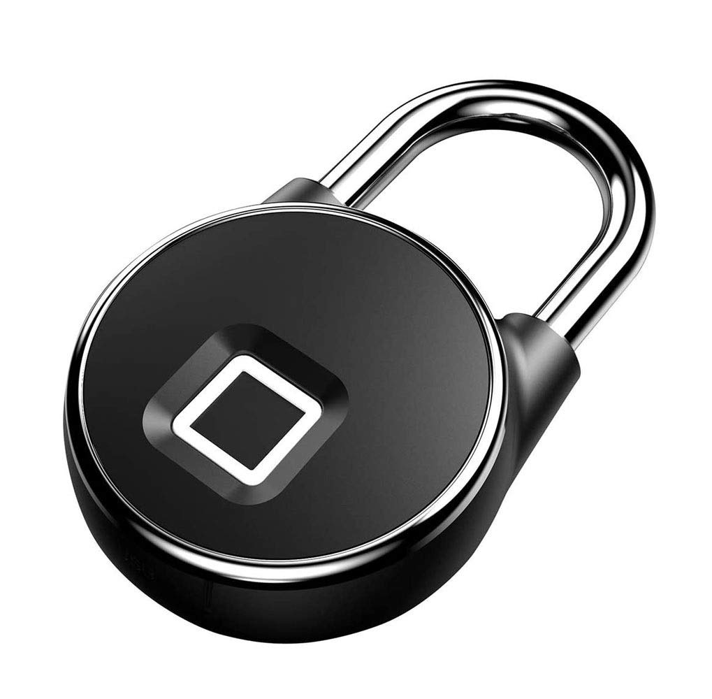 Empreinte Digitale Padlock Cadenas-Cadenas de Verrouillage de Verrouillage métallique tuns tunwllint Serrure pour Le casier de Gymnase, casier Scolaire, Sac à Dos, Valise, Bagages
