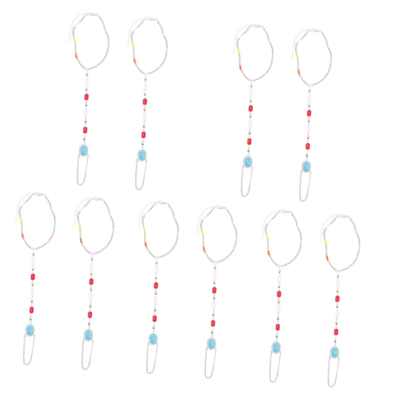 BESPORTBLE Tobillera Con Cuentas Para Mujer Tobilleras Para Mujer Joyería Para El Tobillo Tobilleras De Verano Tobillera Con Cuentas Tobillera De Verano Tobillera Con Cuentas Pulseras
