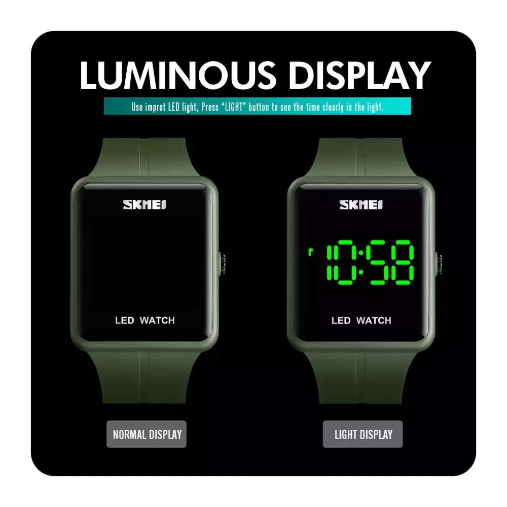 MASTOP Relojes digitales impermeables para hombre, estilo clásico, para deportes, al aire libre, para parejas, electrónicos