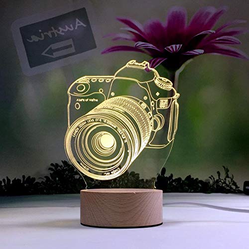 Cartoon 3D Nachtlicht Kreative Tier Liebe Herz Traum Nordic Dekor Tischlampe Weihnachten Kinder Geschenk Digitalkamera