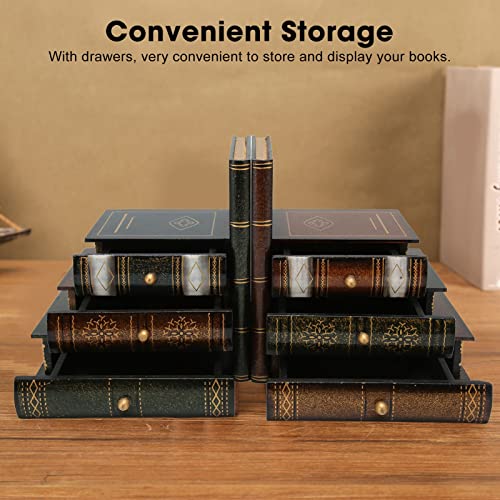 Serre-Livres Décoratifs Rétro Idée Cadeau Idéale Bibliophile - 6