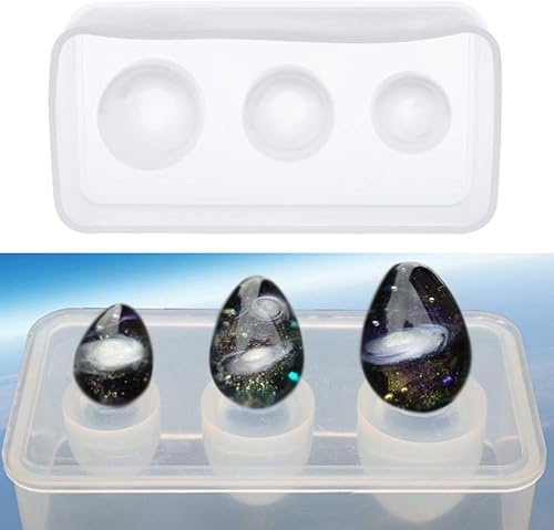 appuivbt Moldes de silicona de huevos para decoración de pastel de fondant de chocolate moldes de resina epoxi para hacer joyas adornos para el hogar