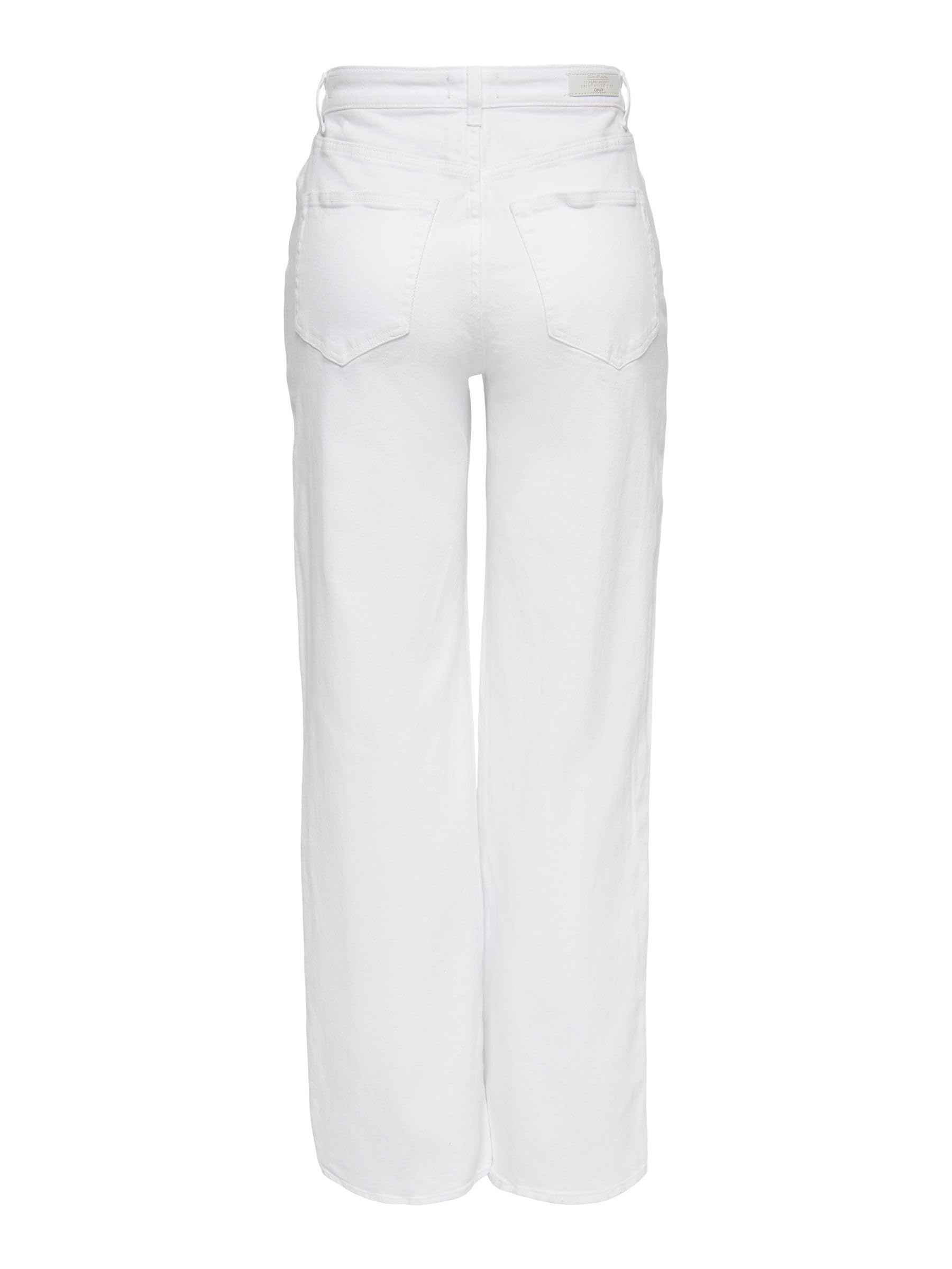 ONLY Jeans Femminili a Gamba Larga ONLJUICY Vita Alta Jeans Taglio Gamba Ampia