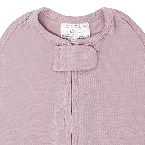Image of Woombie Eucalyptus Leaf Tencel Sweaddling Blanket - Ultra Soft, Soothing Eucalyptus Fiber Baby Swaddle - Wearable Baby Blanket - Pink Dahlia, 5-13lbs