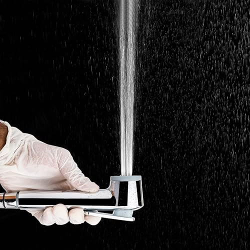 Image of KURIC ABS Health Faucet Set With 1.5 Meter Flexible Stainless Steel Hose Pipe Tube and Wall Hook for Bathroom, Jet Spray for Toilet Shower Faucet, Toilet Bidet, Sink Sprayer, Handheld Faucet Set