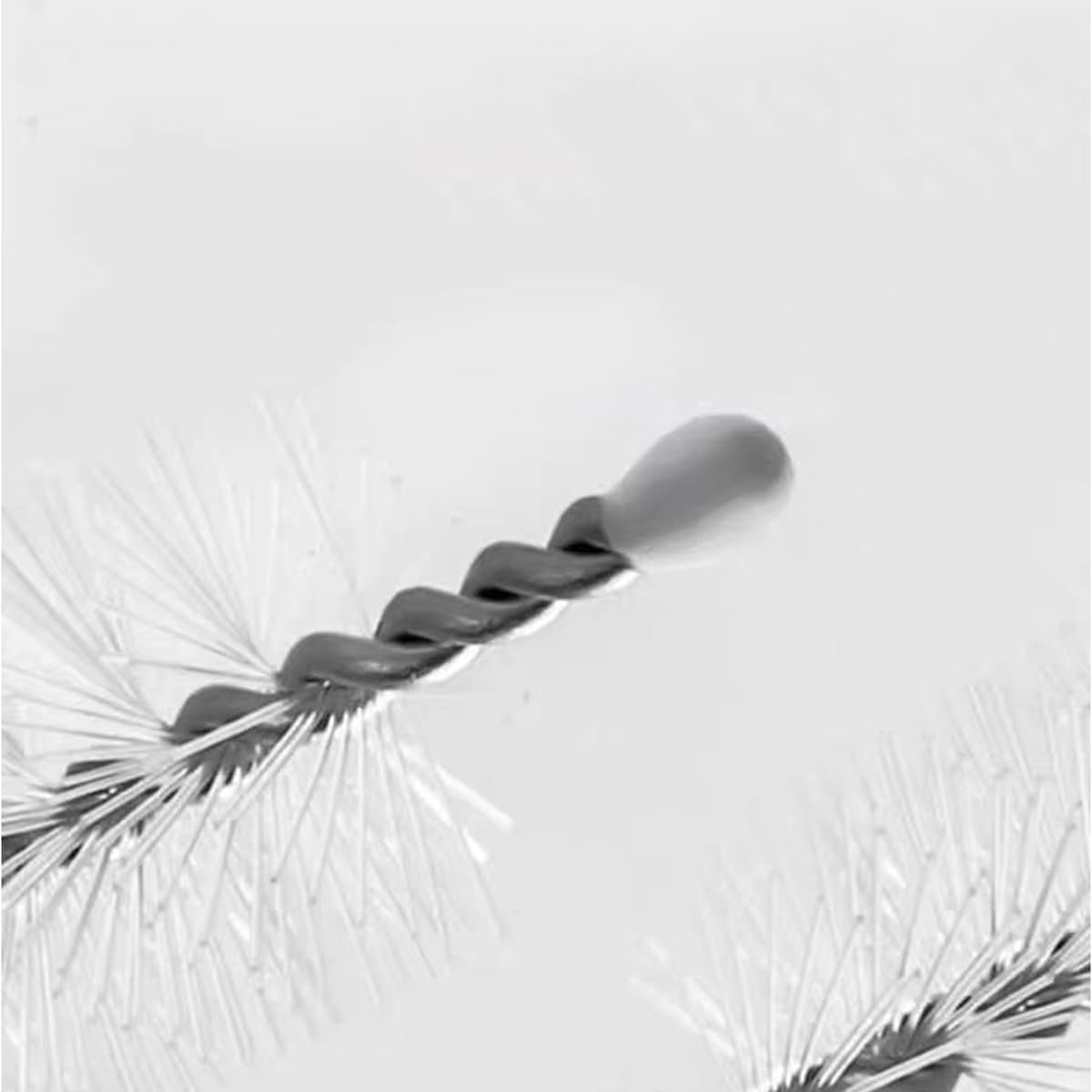 Spazzole sterili per tracheostomia, 10 Pezzi di spazzole per Tubi faringei, Spazzola per la Pulizia dei Tubi con setole in Nylon per Forniture per tracheostomia,8mm