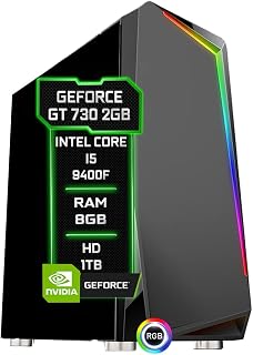 PC Gamer Blue PC Intel Core i5 9400F (Nona Geração) 8GB DDR4 Placa de Vídeo Geforce GT 730 2GB HD 1TB