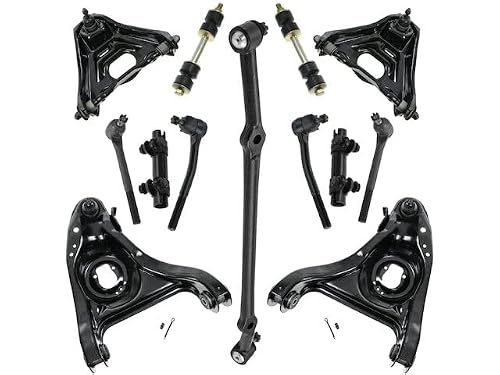 Marketplace Auto Parts Front Upper and Lower Control Arm Ball Joint Tie Rod End and Sway Bar Link Kit - 13-Piece - Compatible with 1982-1996 Chevy Caprice