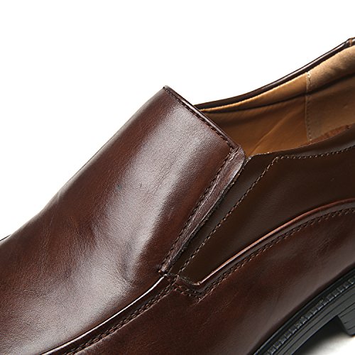 Image of Wide Width Brown Oxfords for Men by La Milano