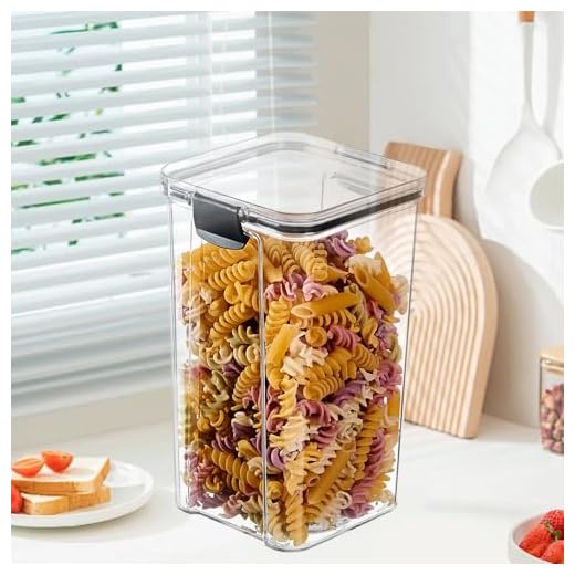 32oz-Airtight Food Storage Containers with Lids, BPA Free Kitchen Storage Containers for Flour, Sugar and Cereal, Plastic Dry Food Canisters for Pantry Organization and Storage