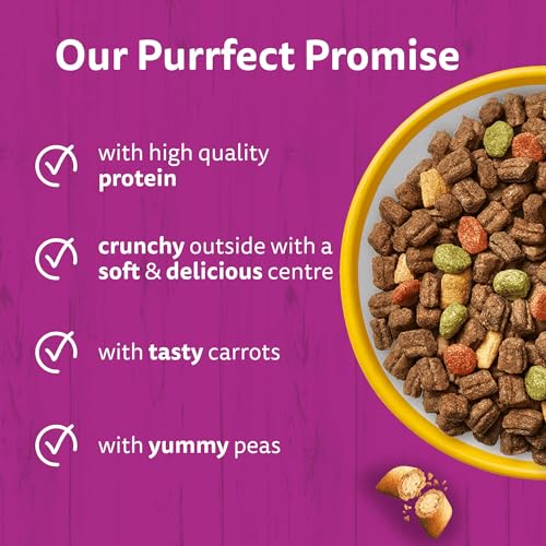 WHISKAS Senior Dry Cat Food 1.9kg with Chicken (Pack of 4) - Image 6
