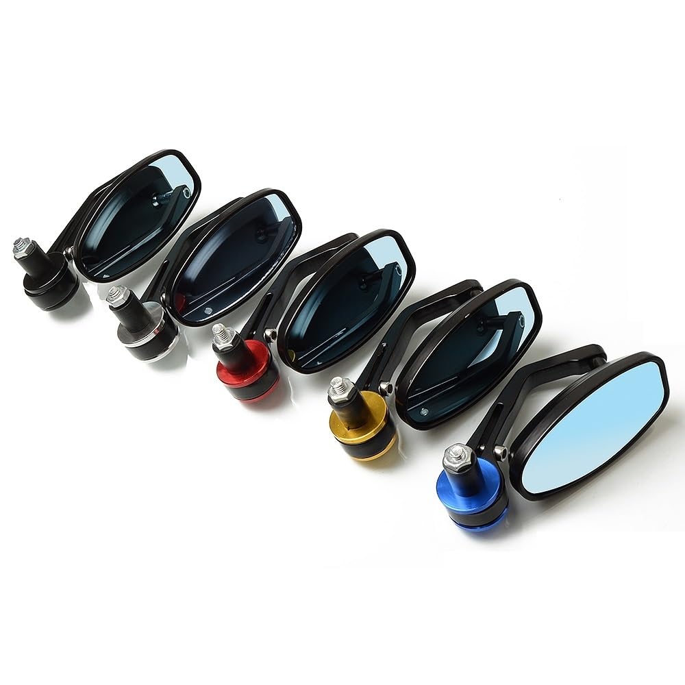 Adatto Maggior Parte Delle Bici Strada 7/8 "22MM Cruiser E Chopper Dirt Bike Specchietto Retrovisore Per Moto Manubrio Specchietti Retrovisori Laterali Moto Specchietti Laterali(UN)