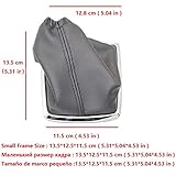 - Hochwertige Materialien: Car Gear Shift Knob Hebel Shifter Gaiter Boot Lederbezug, besteht aus hochwertigen Materialien, langlebig und korrosionsbeständig. Es ist nicht leicht zu beschädigen und hat eine lange Lebensdauer.