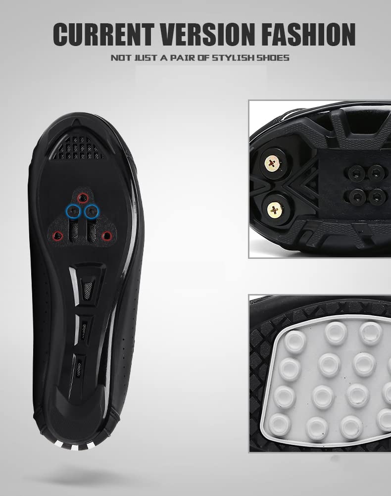 Buty Na Rowerze, Oddychająca Droga I Górskie Buty Antypoślizgowe Buty Sportowe(43, White MTB)