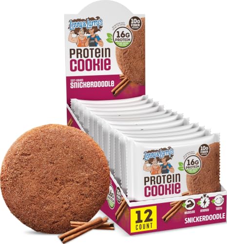 Image of Lenny & Larry's Protein Cookie, Snickerdoodle, 4 oz, Pack of 12, 16g Prot