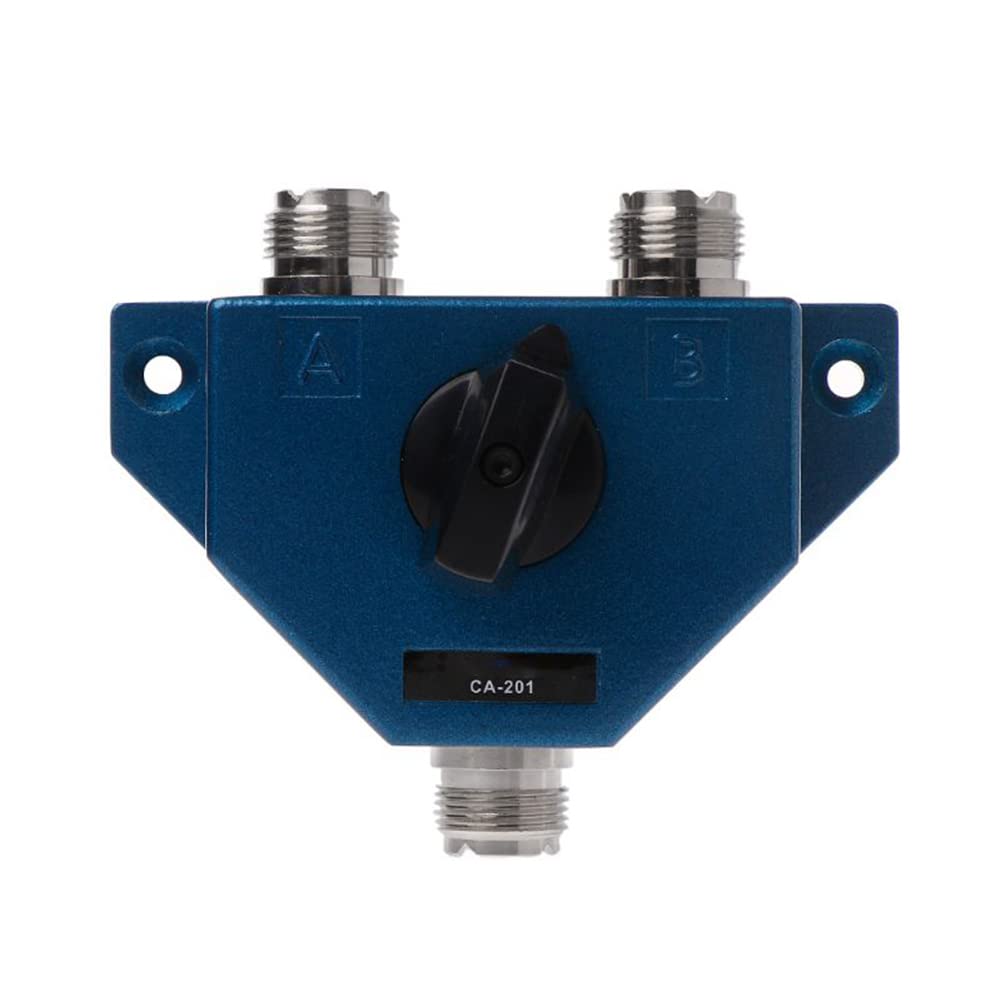 CA-201 Conmutador de Antena UHF Manual Antena Conector Hembra Adaptador Convertidor CB Antena de Radio Conmutador Coaxial Y98A