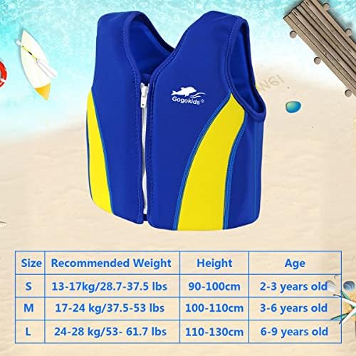 IvyH Kids Swim Vest, Children Swimming Jackets Float Swimsuit with Crotch Strap Swimming Vest for Boys Girls Toddler