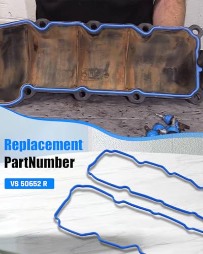 Image of VS50652R Engine Valve Cover Gasket Set Fit for Dodge Fit for Ram 1500 3.7L 2005-2010 Fit for Jeep Grand Cherokee 3.7L 2005-2010 Fit for Jeep Liberty 3.7L 2005-2012 (2+20)