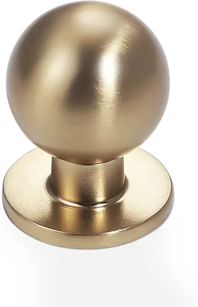 KOMOTIA 10 Pack Cabinet Knobs Champagne Bronze Kitchen Cabinet Knobs Zinc Alloy Drawer Pulls Solid Cabinet Hardware
