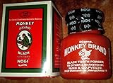Monkey Brand Black Tooth Powder Ayurvedic Nogi 50 Grams