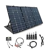 Alta tasa de conversión: los paneles solares de alta eficiencia tienen una eficiencia de conversión del 19,8% bajo la luz solar directa. Y está equipado con un puerto USB, que puede apagar y reiniciar, identificará automáticamente el dispositivo conectado y proporcionará la mejor corriente.