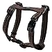 Reflective Adjustable Dog H Harness for Small to Medium Dogs; matching collar and leash available, Brown