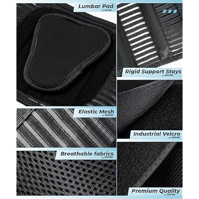 Sparthos Back Support Belt [Size Small] x Ice Packs for Injuries [Size Med]