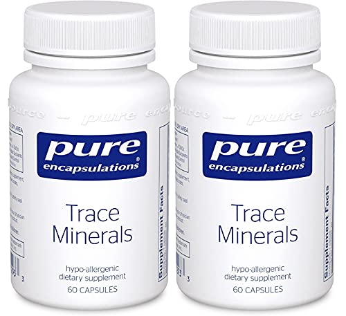 Pe Pure Encapsulations Trace Minerals Chelated Mineral Formula As A Dietary Supplement (60 Capsules) Pack Of 2 #TOP22
