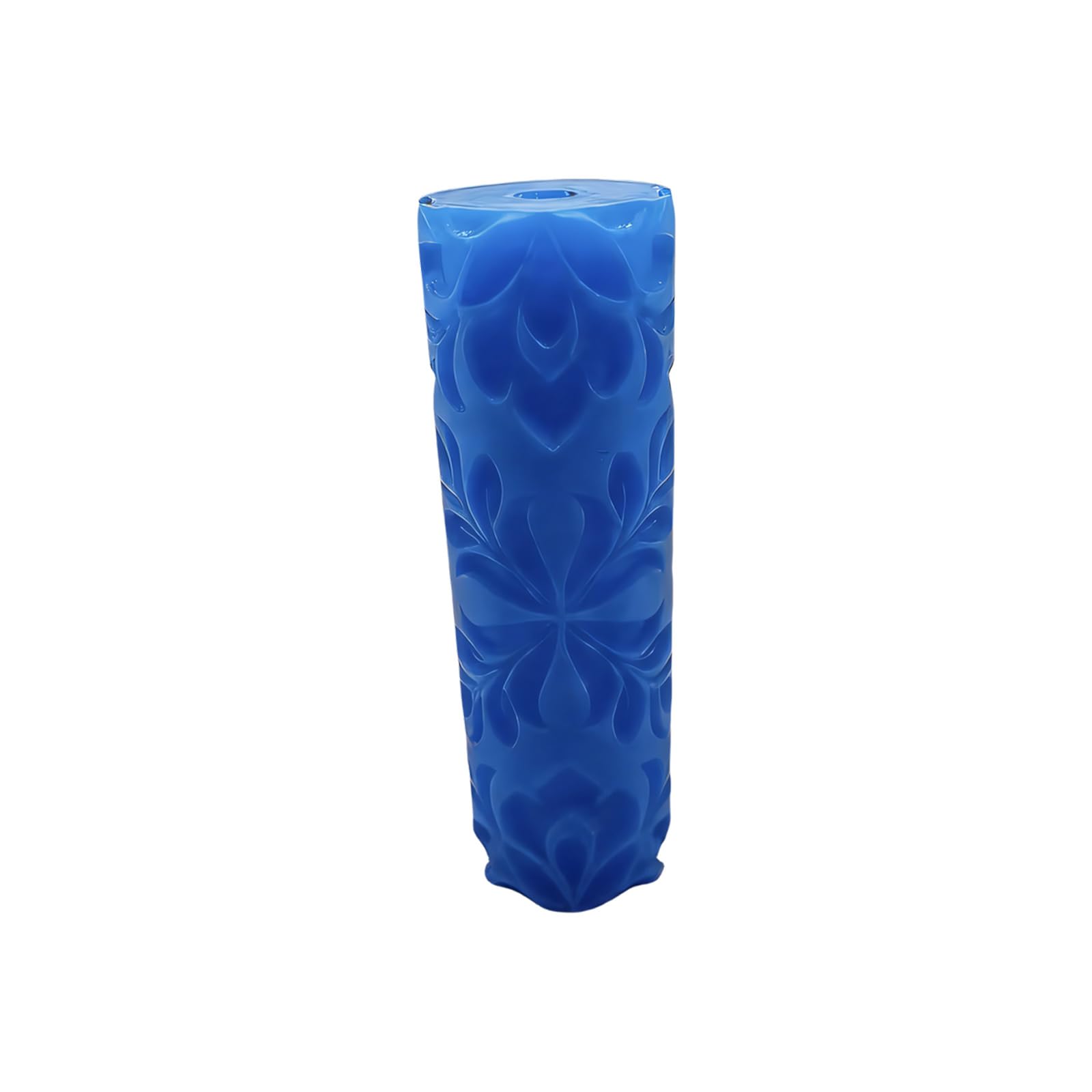 Ceramic Clay Embossing Tool Roller with Floral Relief Texture for Pottery Projects, Craft Tables and Workshops Pottery Texture Roller Damascus Clay Embossing Tool Floral Pattern Ceramic Craft Stamper