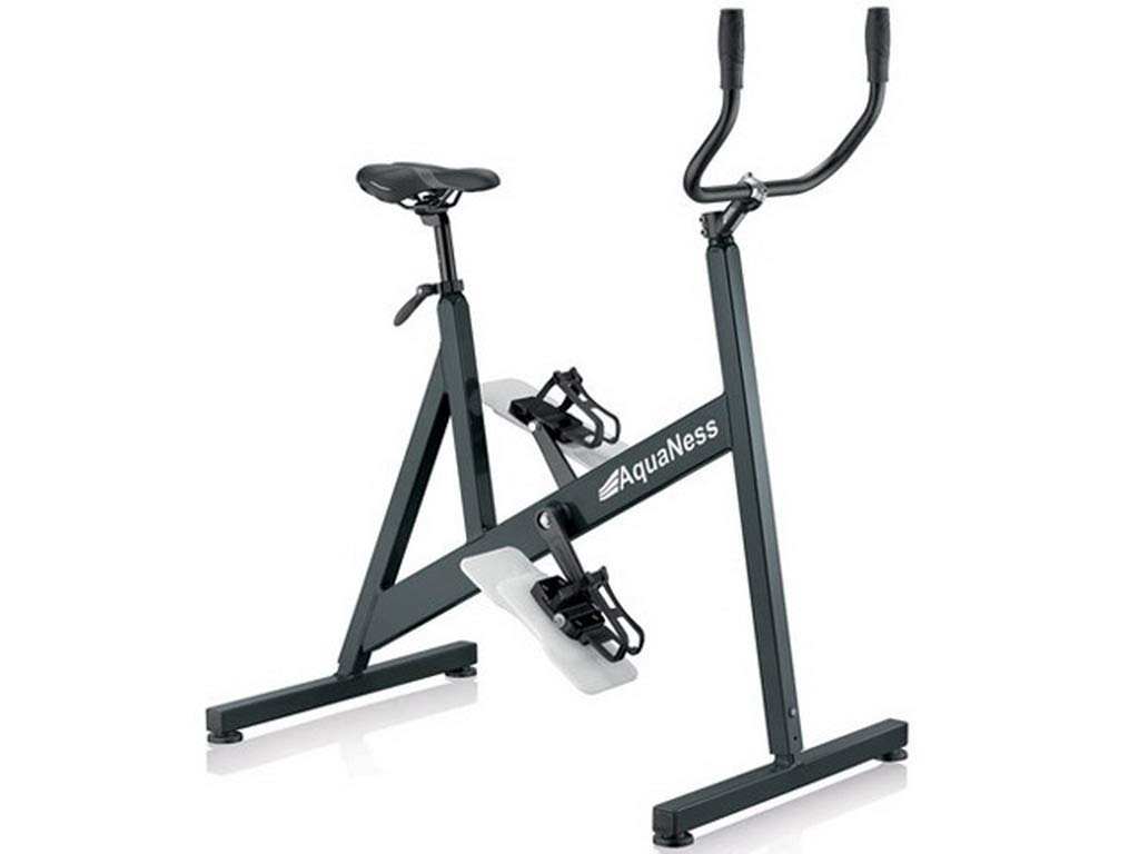 Vélo d'aquabike Piscine V1 Gris Ardoise