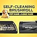 Shark AZ2002 Vertex Powered Lift-Away Upright Vacuum with DuoClean PowerFins, Self-Cleaning Brushroll, Large Dust Cup, Pet Crevice Tool, Dusting Brush & Power Brush, Silver/Rose Gold