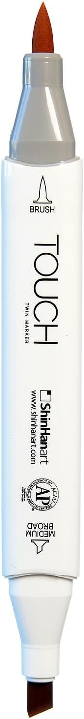 ShinHan Touch Twin Brush Markers Sand BR107 [Pack of 3 ]