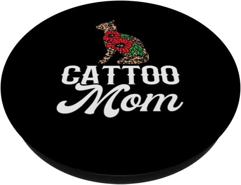 Cattoo Tattoo cat mom Tattoo Artist Tattooist PopSockets Adhesive PopGrip image 2