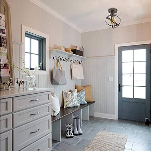 Qcyuui retro plafoniera, lampadario a sospensione