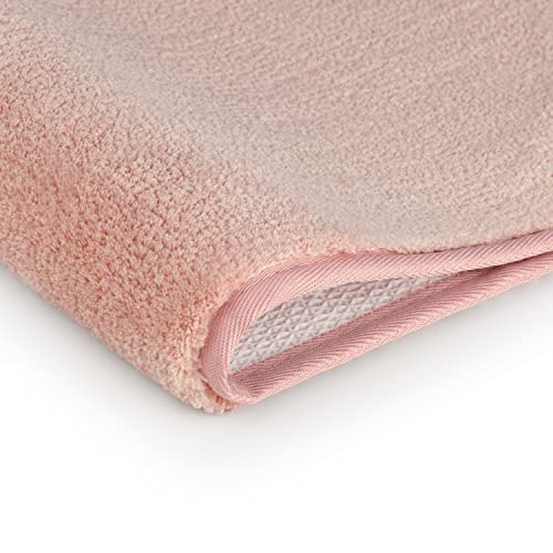 Blumtal - Tapis De Bain - Antidérapant Et Absorbant - Extra Doux - Lavable - 50x80cm (6 Couleurs) (Rose)