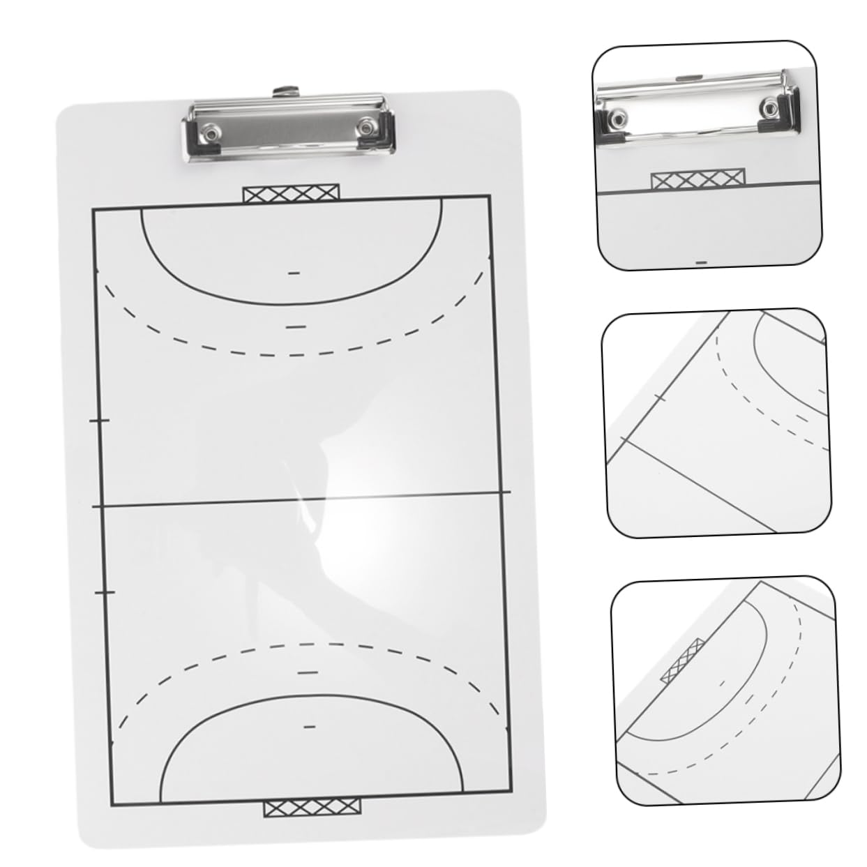 YARNOW Handball Taktikboard 2stücke aus Pvc mit Doppelseitigem Design und Klaren Markern Abwischbares Coaching Board für Handballtraining und Spielanalyse