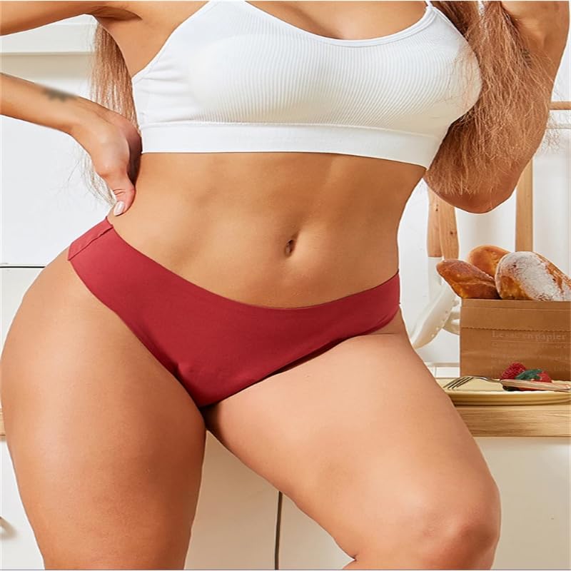 Braguitas Menstruales de Algodón con Protección Adicional para El Período de Flujo Abundante Absorbentes a Prueba de Fugas para Posparto Sin Costuras Paquete de 7 Multicolor Talla Xxl