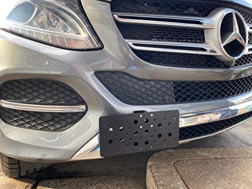 TN TrunkNets Inc Front Bumper Tow Hook License Plate Mount Bracket for Mercedes-Benz W166 GLE 350 2016-2019