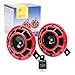 Hella Stark Sound – 109.23.37 – Red Set 12 V High/Low Frequency Hella Super Tone Horn Set B 133, 12 volt