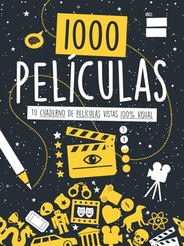 1000 Películas: Tu Cuaderno de Películas Vistas 100% Visual. Sencillo, Potente y Personalizable.