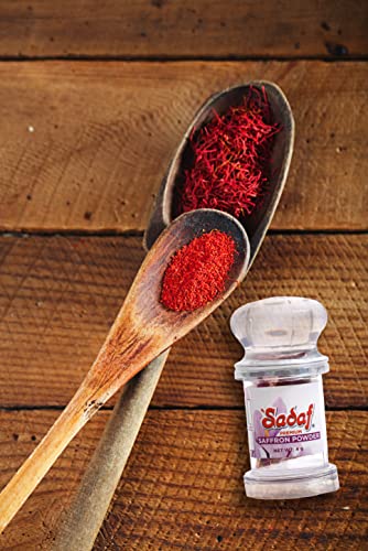 Sadaf Saffron Powder Pure For Cooking | Persian Saffron Extract Powder | Ground Saffron Spice | Kosher | Premium Grade ‘A’ 4 G #TOP3