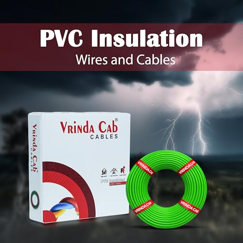 Image of Green 2.5 Sq Mm CCA Copper Wire | 45 Meter Single Core Electrical Cable | High Conductivity | For Home & Industrial Wiring