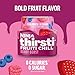 Ninja Thirsti Flavored Water Drops, FRUITI CHILL Berry Burst, Bold Fruit Flavor, Sparkling or Still, Zero Calories, Zero Sugar, Makes 17, 12oz drinks, 3 Pack, WCFBRPNAM