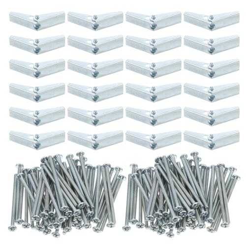 CIYODO Microwave Mounting Bolts Kit 60pcs Heavy Duty Drywall Anchors Zinc Plated Steel Toggle Bolts Wing Nut Easy to Install