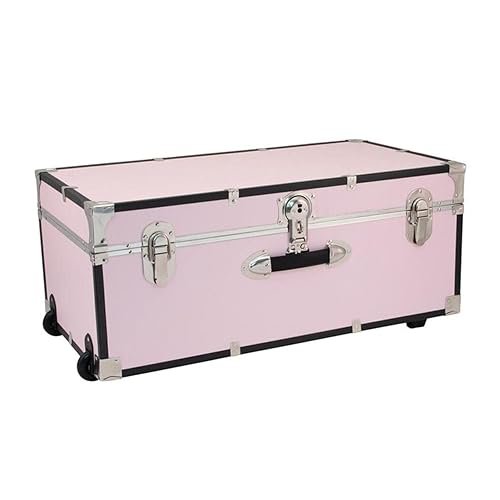 Rustic Romance Heavy Duty 30" Under Bed College Storage Trunk