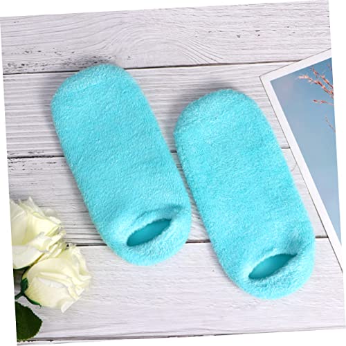 FRCOLOR 1 Pair Foot Softening Socks Dry Feet Socks Footcare Socks Ondo Socks for Women Spa Moisture Womens Socks Heel Repair Foot Moisturizing Socks Anti-Crack Socks Cosmetic Shield Miss - Image 7