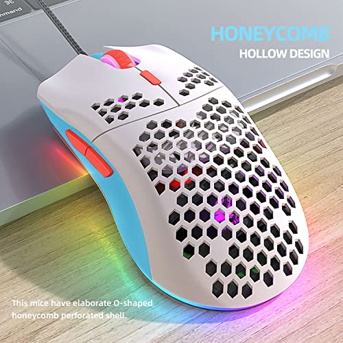 Ratón para juegos programable con 6 botones y 6400 dpi ajustables 3